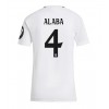 Real Madrid David Alaba #4 Hjemmedrakt Kvinner 2024-25 Kortermet